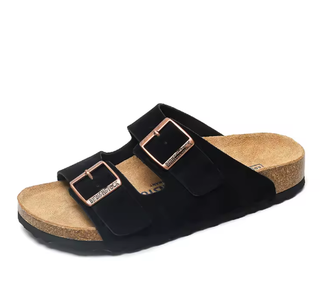 Cow Leather Retro Birken Stocks Flat Heel slippers