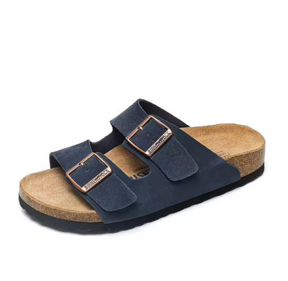 Cow Leather Retro Birken Stocks Flat Heel slippers